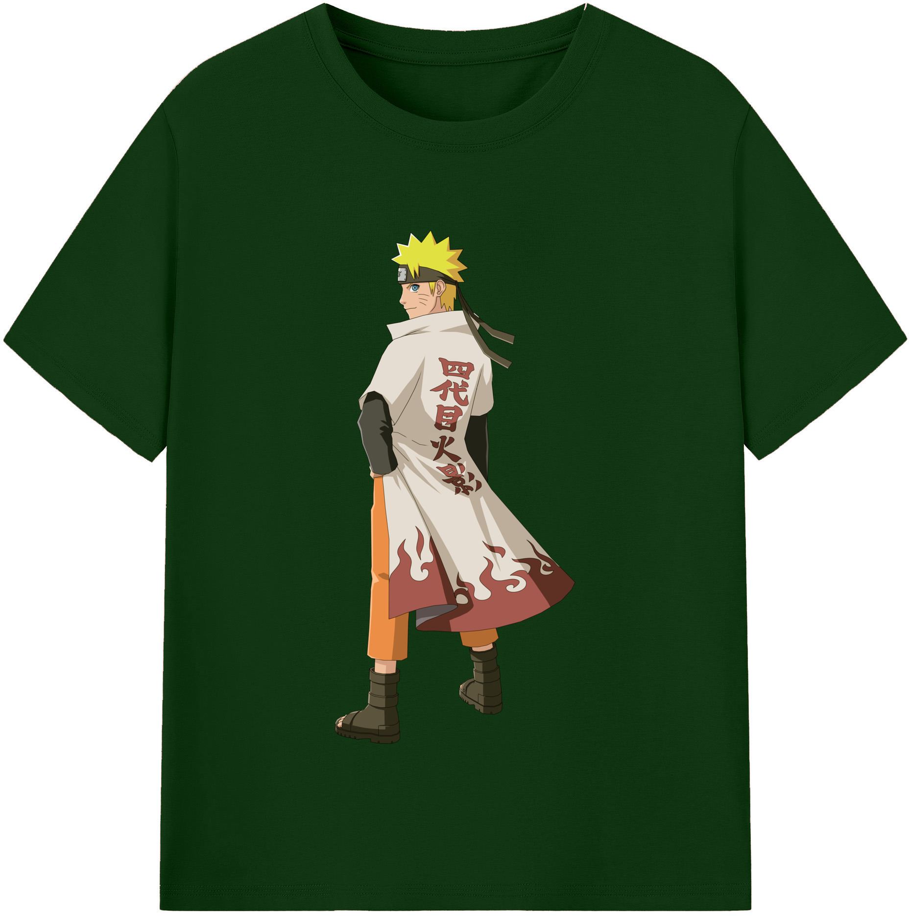 （画像用） NARUTO -ナルト- うずまき ナルト Uzumaki Naruto 綿100％半袖Tシャツ（フロントプリント）